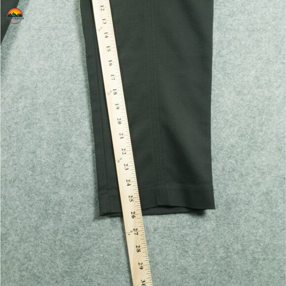 J. Jill Dress Pants Black Essential Cotton Stretch Tapered Leg Women's Size 15 - Picture 7 of 12